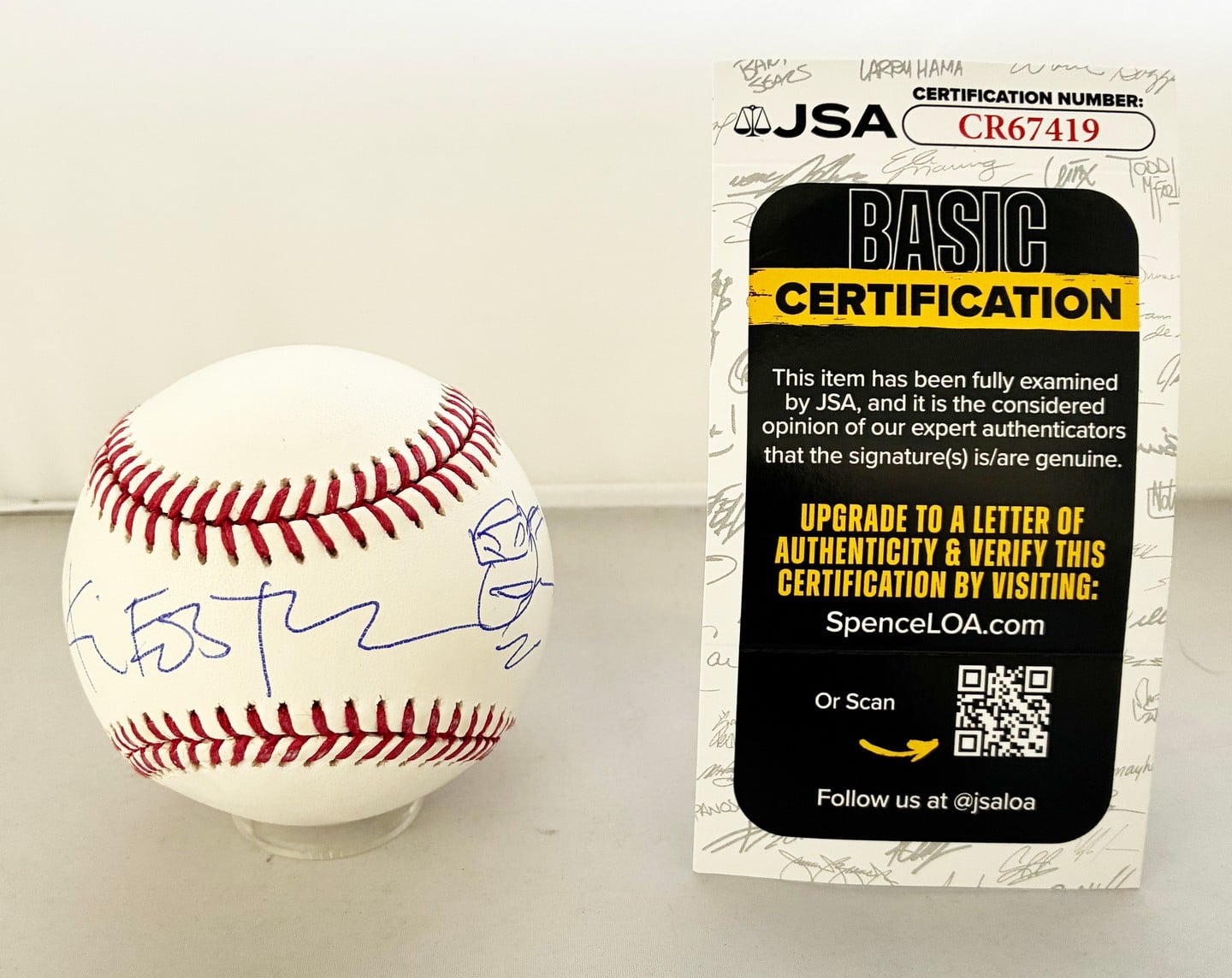 Kevin Eastman Signed Baseball TMNT Sketch JSA