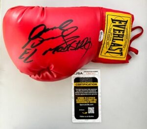 David Benavidez Signed Boxing Glove El Monstro JSA