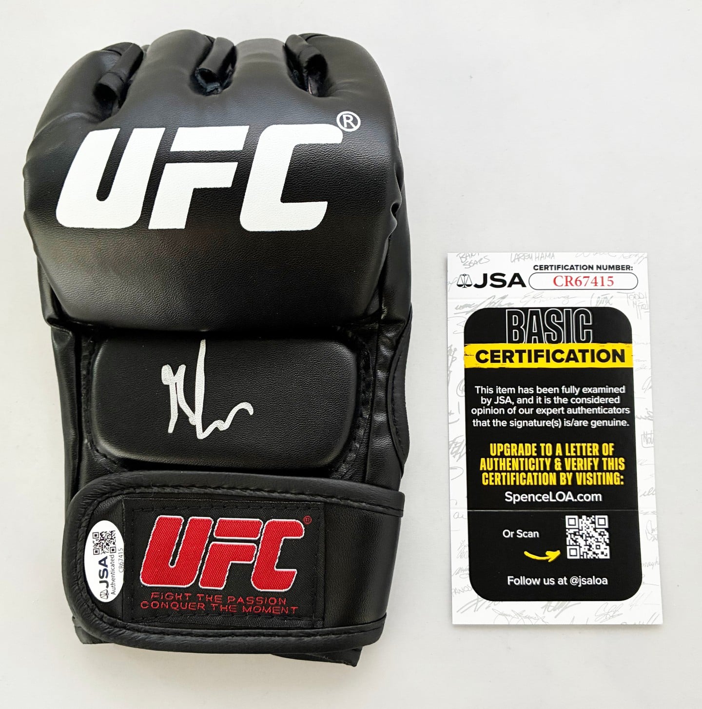 Gable Steveson Signed UFC Glove JSA 1
