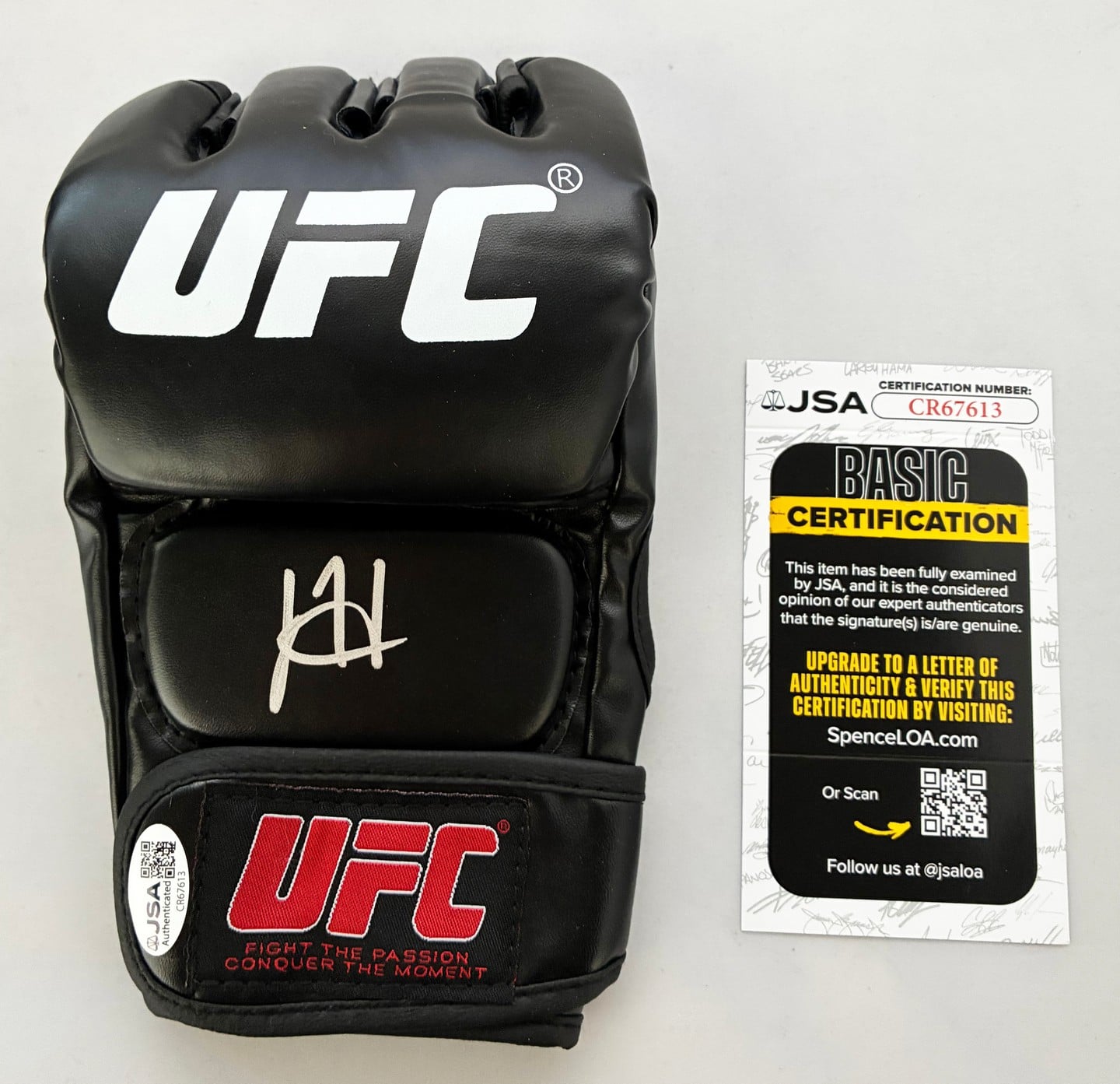 Josh Hokit Signed UFC Glove JSA