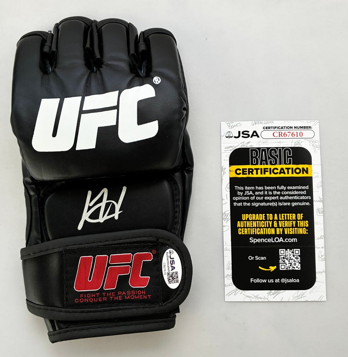 Josh Hokit Signed UFC Glove JSA 3