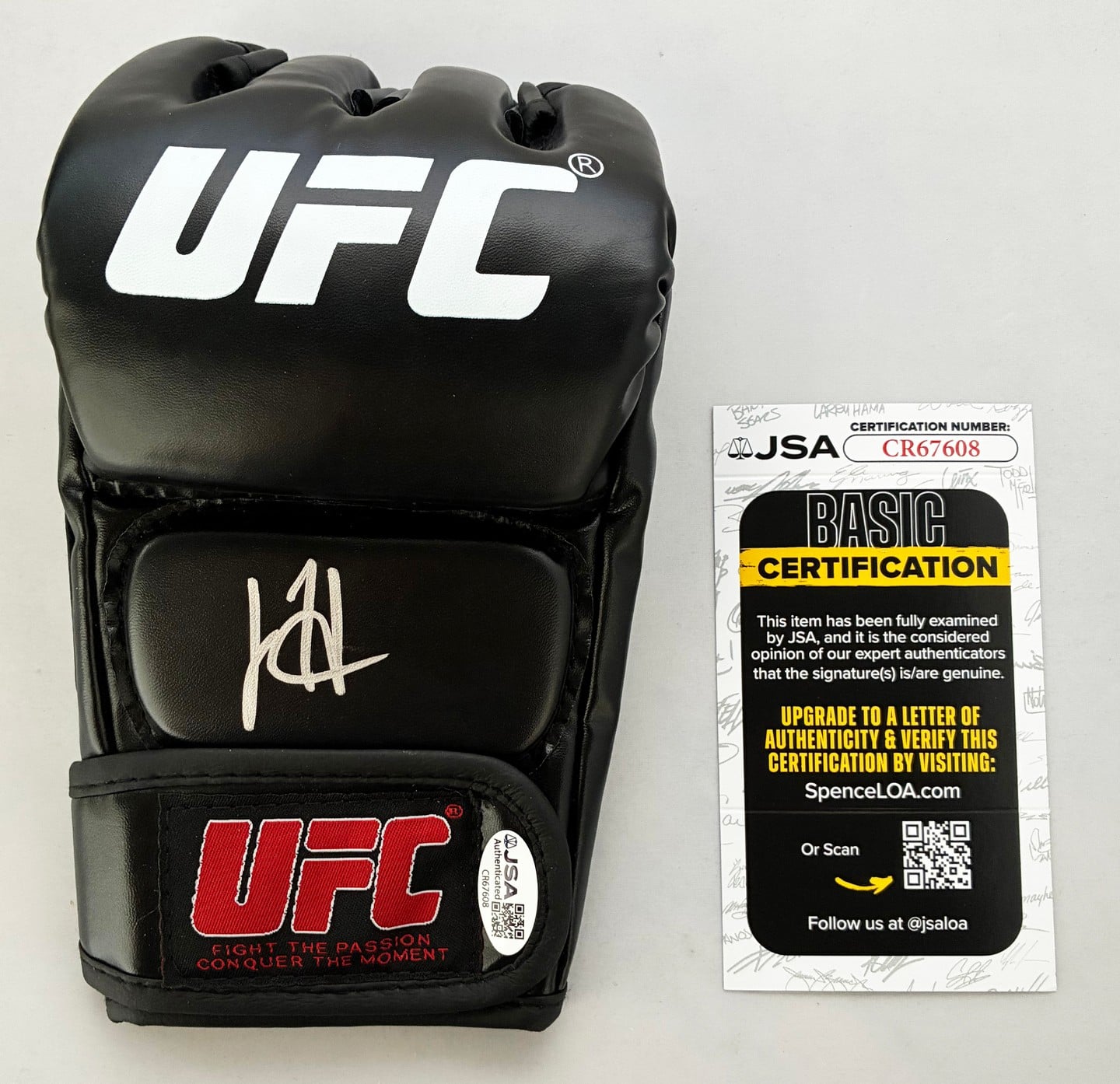 Josh Hokit Signed UFC Glove JSA 5