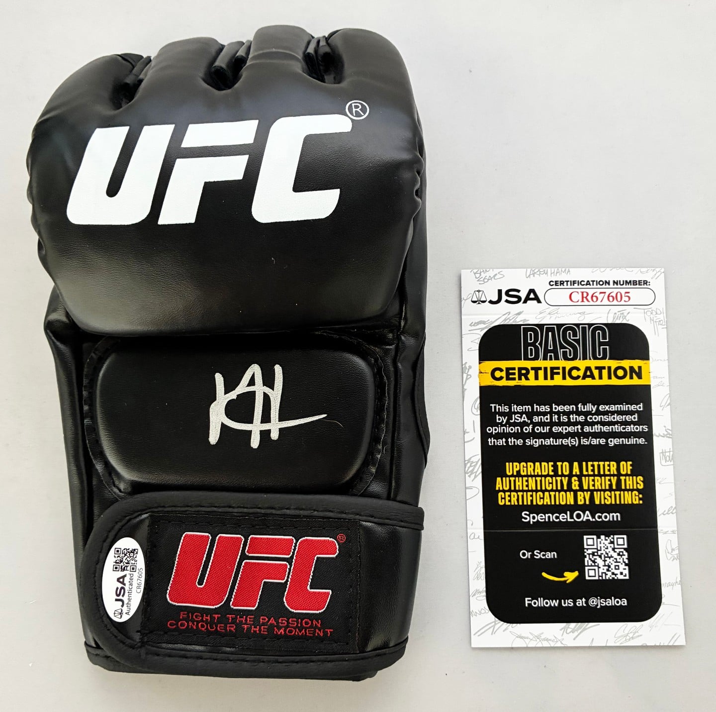 Josh Hokit Signed UFC Glove JSA 8