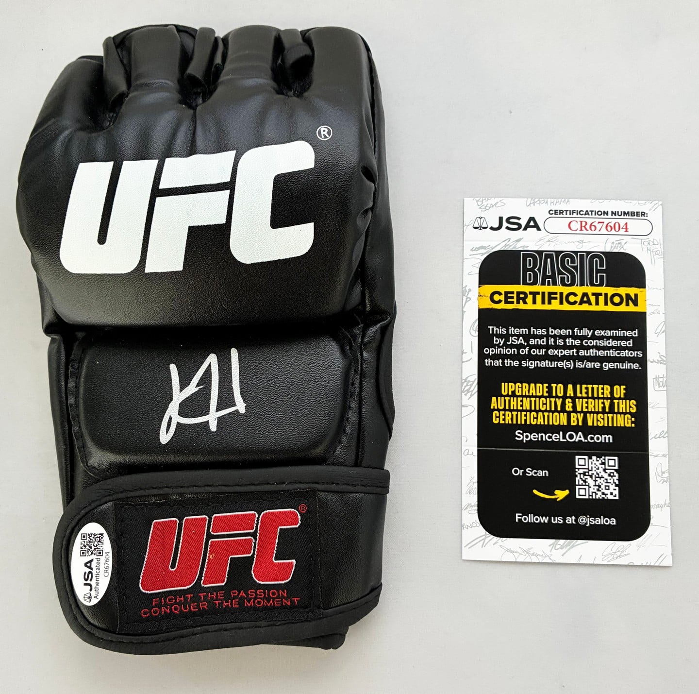 Josh Hokit Signed UFC Glove JSA 9