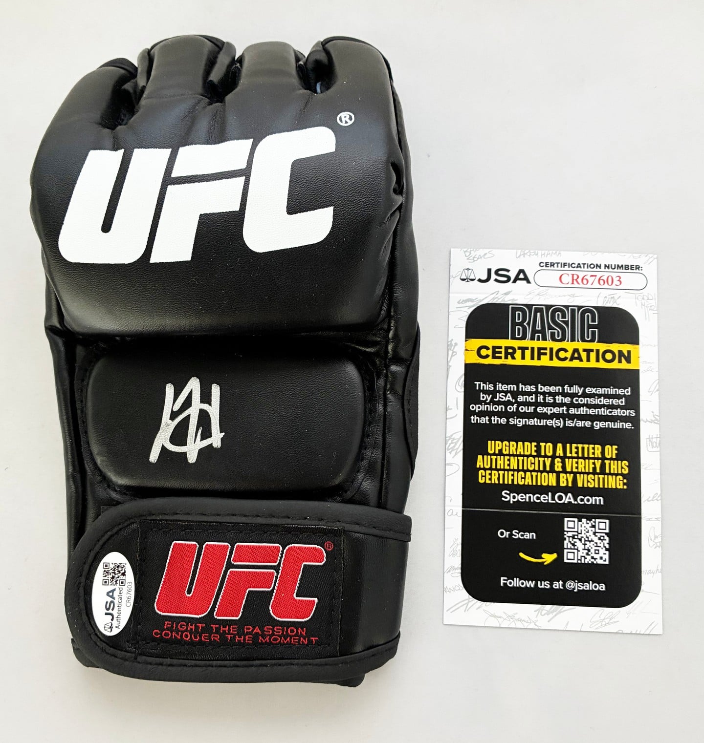Josh Hokit Signed UFC Glove JSA 10