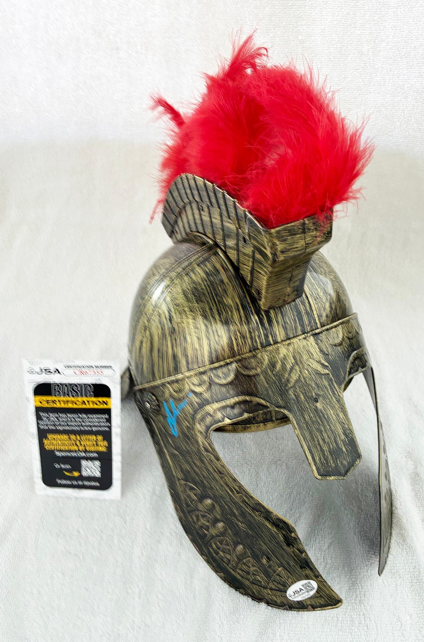 Matt Damon Signed Odysseus Helmet The Odyssey JSA