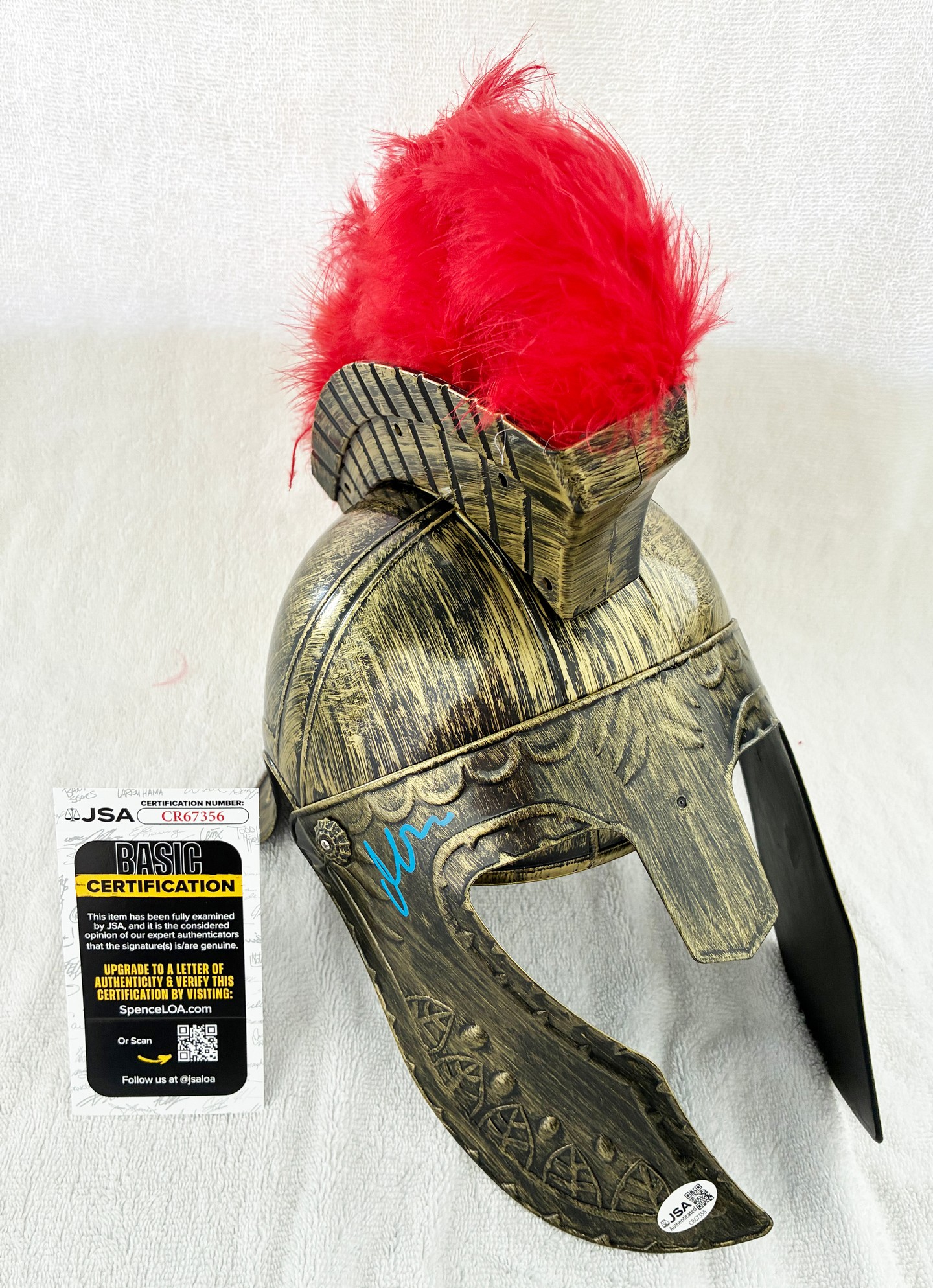 Matt Damon Signed Odysseus Helmet The Odyssey JSA 9