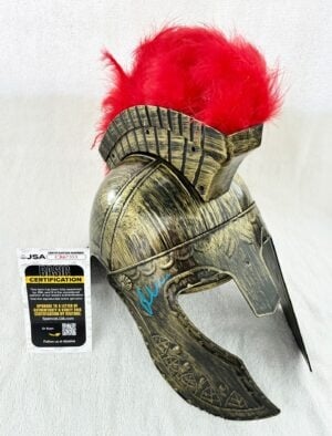 Matt Damon Signed Odysseus Helmet The Odyssey JSA 11