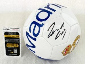 Roberto Carlos Signed Soccer Ball Real Madrid Brazil World Cup Champion JSA