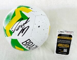 Roberto Carlos Signed Soccer Ball Brazil World Cup Champion JSA