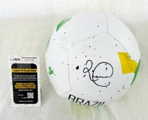 Romario Signed Soccer Ball Brazil World Cup Champion JSA