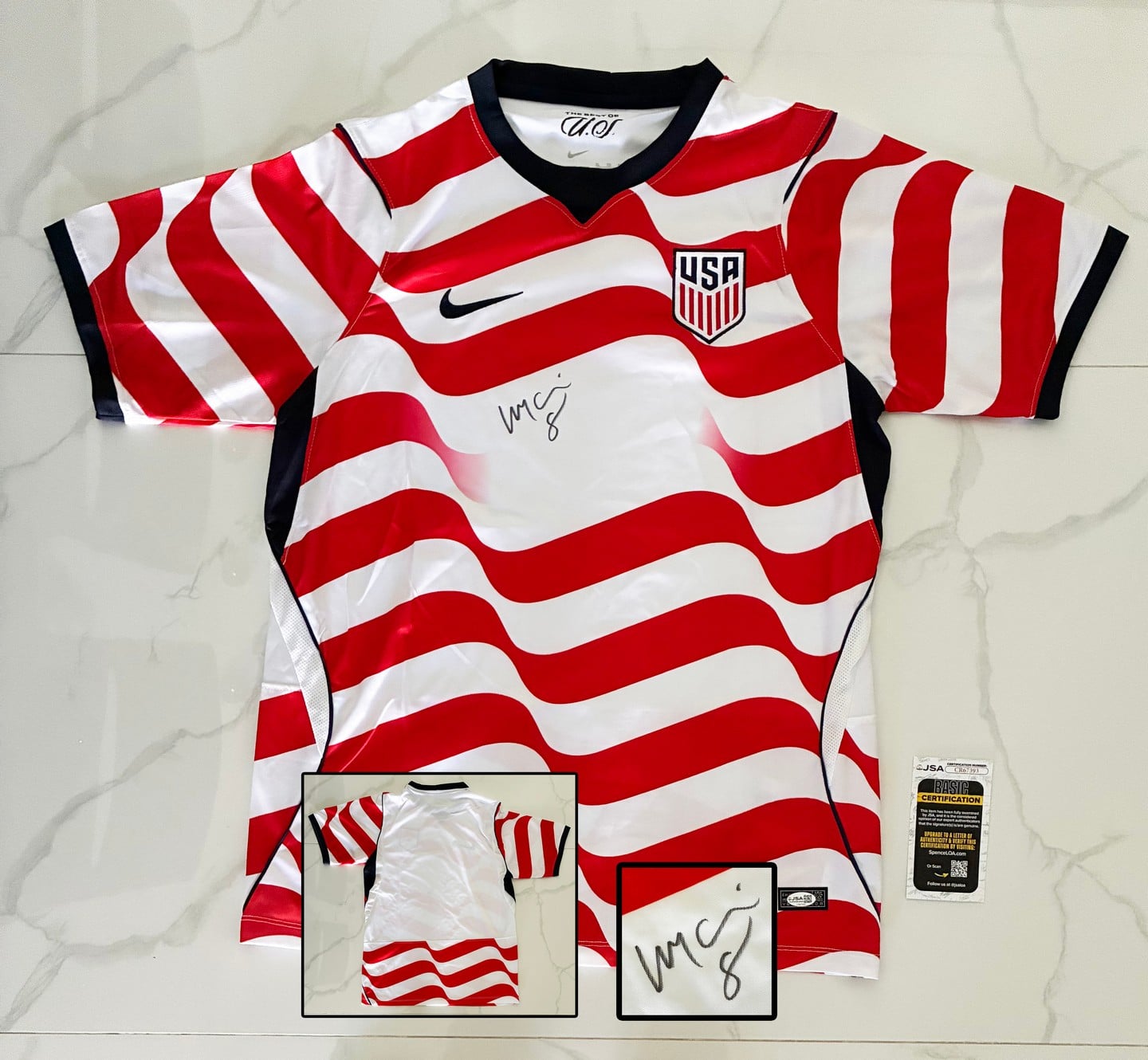 Weston McKennie Signed Jersey Team USA 2026 World Cup JSA