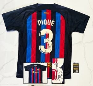 Gerard Pique Signed Jersey FC Barcelona Barca JSA