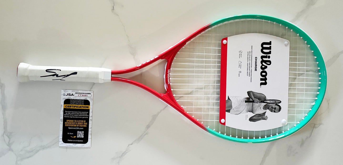 Aryna Sabalenka Signed Tennis Racquet World Champion JSA