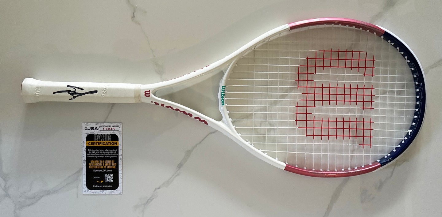 Aryna Sabalenka Signed Tennis Racquet World Champion JSA 2