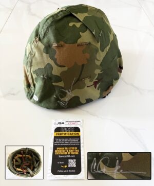 Willem Dafoe Signed Helmet Platoon JSA 1