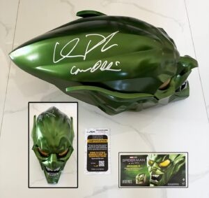 Willem Dafoe Signed Mask Marvel Legends Green Goblin JSA