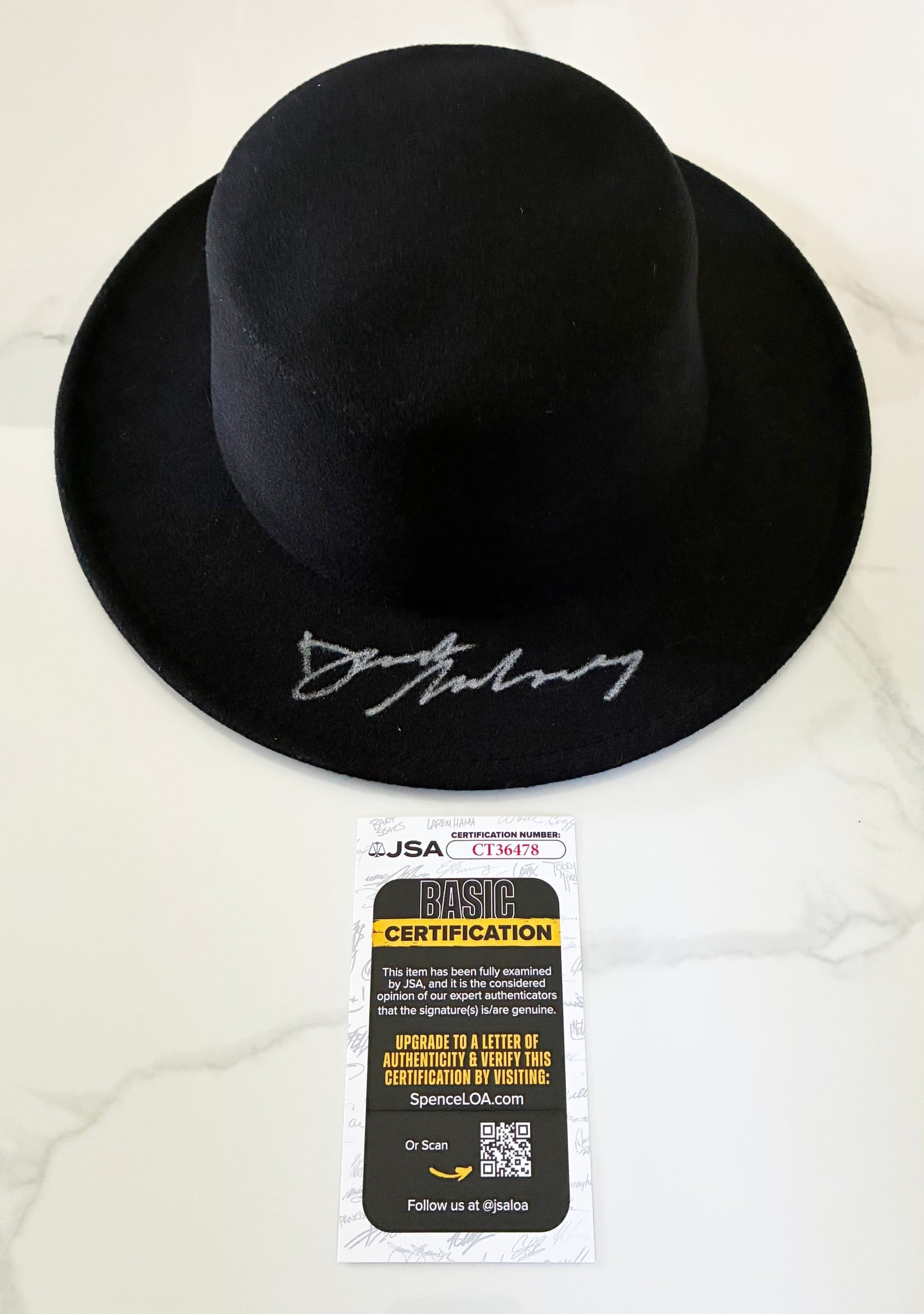 Dermot Mulroney Signed Hat Young Guns JSA