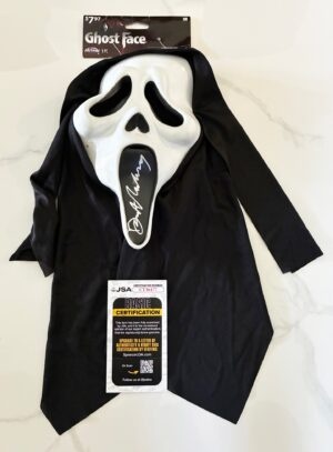 Dermot Mulroney Signed Scream Mask JSA