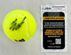 Ben Shelton Signed Tennis Ball JSA 1