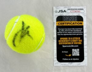 Lorenzo Musetti Signed Tennis Ball JSA