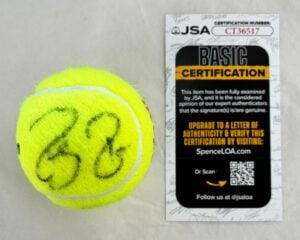 Roger Federer Signed Tennis Ball JSA 2