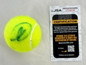 Novak Djokovic Signed Tennis Ball JSA