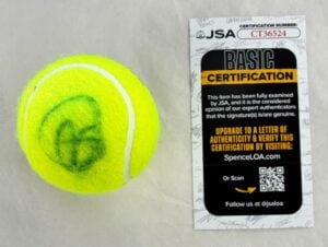 Novak Djokovic Signed Tennis Ball JSA 4