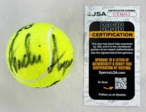 Andre Agassi Signed Tennis Ball JSA 11