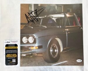 Asap Rocky Signed Vinyl Insert A$ap JSA