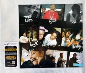 Asap Rocky Signed Vinyl Insert A$ap JSA 2