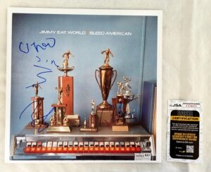 Jimmy Eat World Signed Vinyl Bleed American Jim Adkins Zach Tom Rick JSA 4